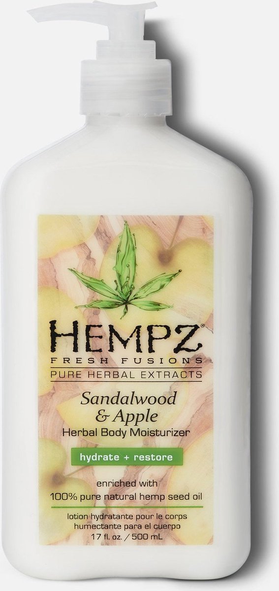 Hempz Sandelwood & Apple Herbal - Bodylotion - 500ml.