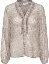 Saint Tropez ValerieSZ Blouse/Shirt  Blue Fog Marble Skin maat XL