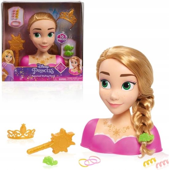 Disney Princesse - Tête à Coiffer - Raiponce : : Jeux et Jouets