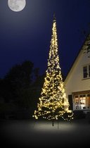 Fairybell Vlaggenmastboom Kerstverlichting - 600 cm - 1050 LEDs Warm Wit