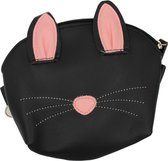 tas Kat Poes Zwart schoudertas voor meisjes