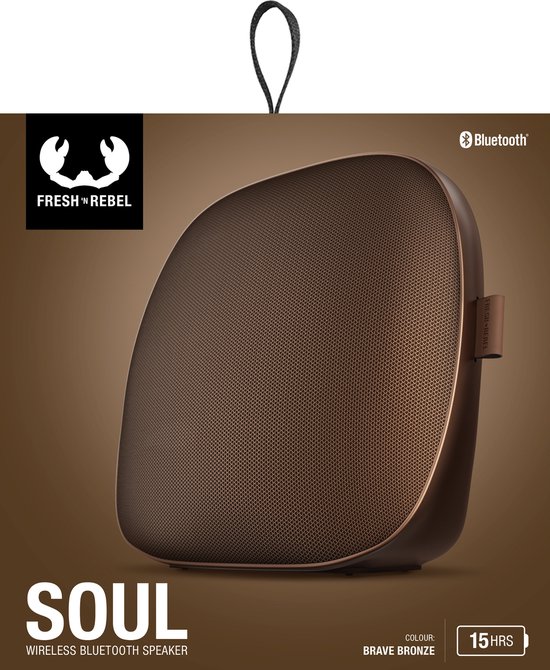 Brons -... Rebel Brave speaker Draadloze Bronze bol - - Bluetooth \'n Soul - speaker - | Fresh