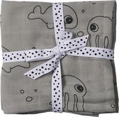 Done by Deer Sea Friends Hydrofiel Luiers Grey 2 Stuks