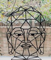 Jewels Delight Glaspaneel Boeddha Geometrisch Tiffany Glasdecoratie Soldeer