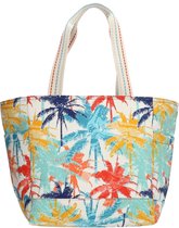 PE-Florence Leisure Strandtas - Multi palmbomen