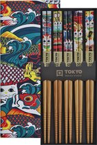 Tokyo Design Studio – Eetstokjes Giftbox – Lucky & Koinobori – 5 stuks