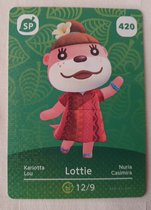 Amiibo animal crossing New horizons  kaart 420 Lottie