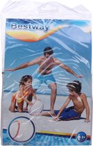 Bestway Strandbal Sport 41 Cm Wit/rood