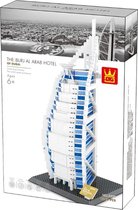 Wange - Burj Al Arab Hotel - 1368 Onderdelen - Lego Compatibel - Bouwdoos - 3d Puzzel