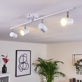 Belanian - 4-delige Ronde Plafondlamp - Muurlamp - Industriële lamp - LED lamp - Vintage lamp - Hanglamp - Wit - design lamp - sfeerlamp