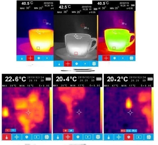MiLESEEY TR256i Warmtebeeldcamera voor Android Type-C, 20g volledig