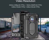 Viatel bodycam- Network Camera High Definition With Dock Charger Built-in 3200mAh battery Built-in TF Card Night Vision IR Detection Body Camera