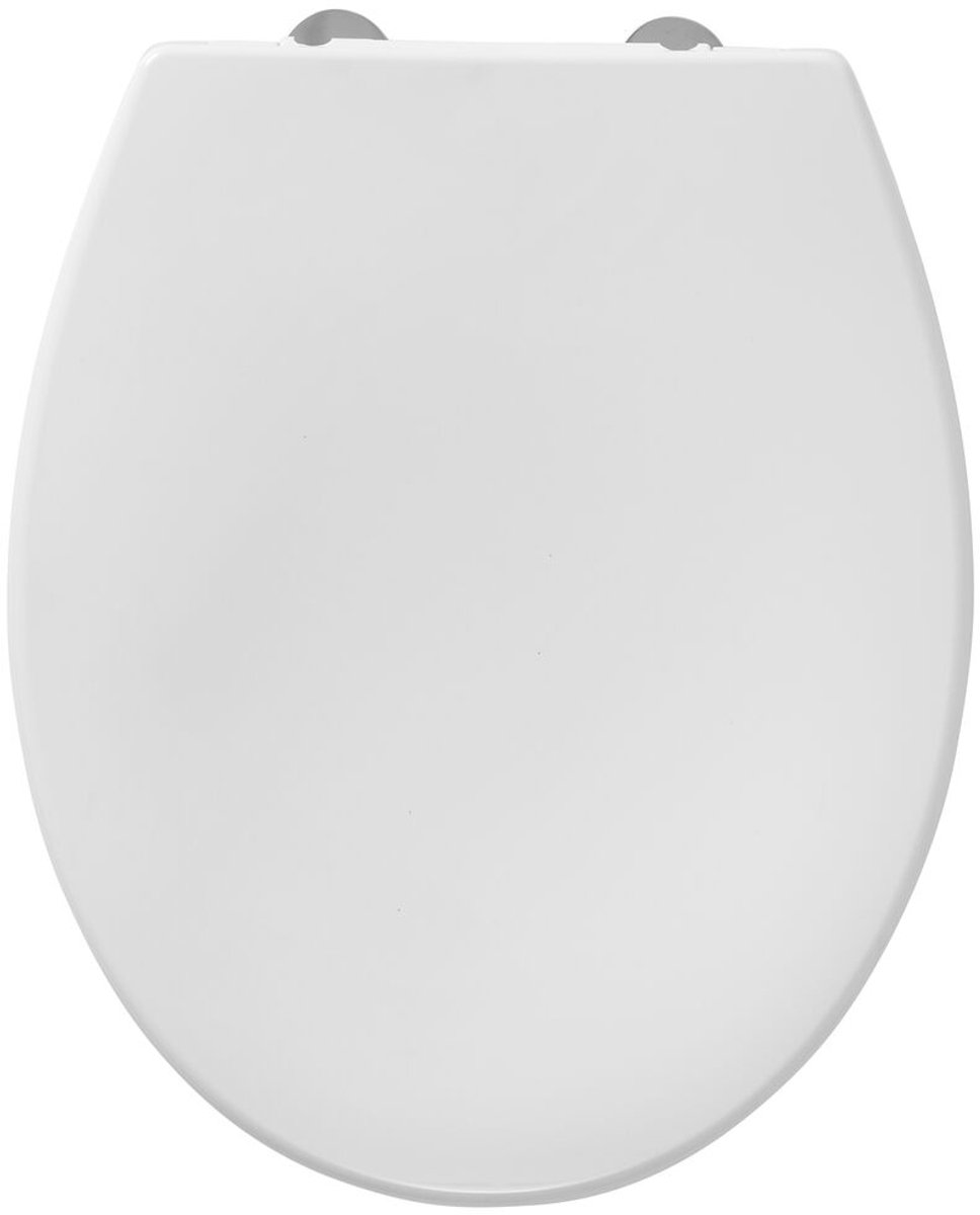 SCHÜTTE WC-Bril 84000 WHITE - MDF-Hout - RVS-Scharnieren - Gelakt - Wit aanbiedingen