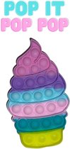 Ijs Pop it Fidget 2021 - Tiktok Trend - Speelgoed - Regenboog IJS | Pop It fidget toys - Unieke vorm