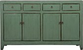 Fine Asianliving Antiek Chinees Dressoir Mint Glanzend B156xD39xH94cm Chinese Meubels Oosterse Kast