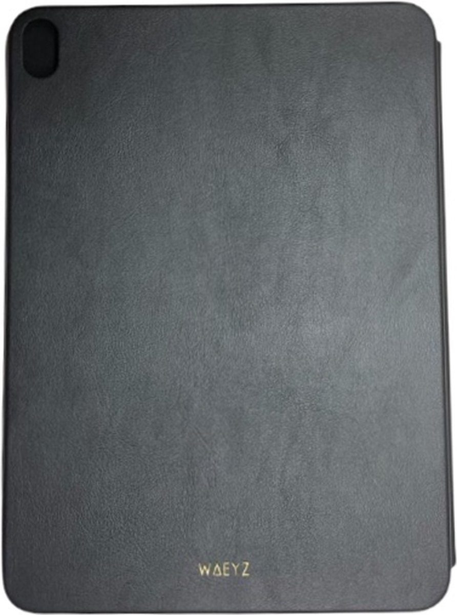 WAEYZ - Geschikt voor iPad Air 2020 - iPad Air 4 10.9 inch (2020) Hoes Zwart - Tri Fold Tablet Case - Smart Cover ZWART
