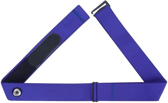 Foto: Vervangende borstband voor hartslagmeter paars geschikt voor polar h1 h7 h10 garmin ant hrm wahoo tick 4iiii viiiiva