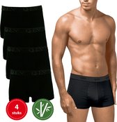 Premium Bamboe Boxershorts Heren - 3 stuks - 95% Bamboe - Zwart - Maat M - Antibacterieel - Hoge Kwaliteit