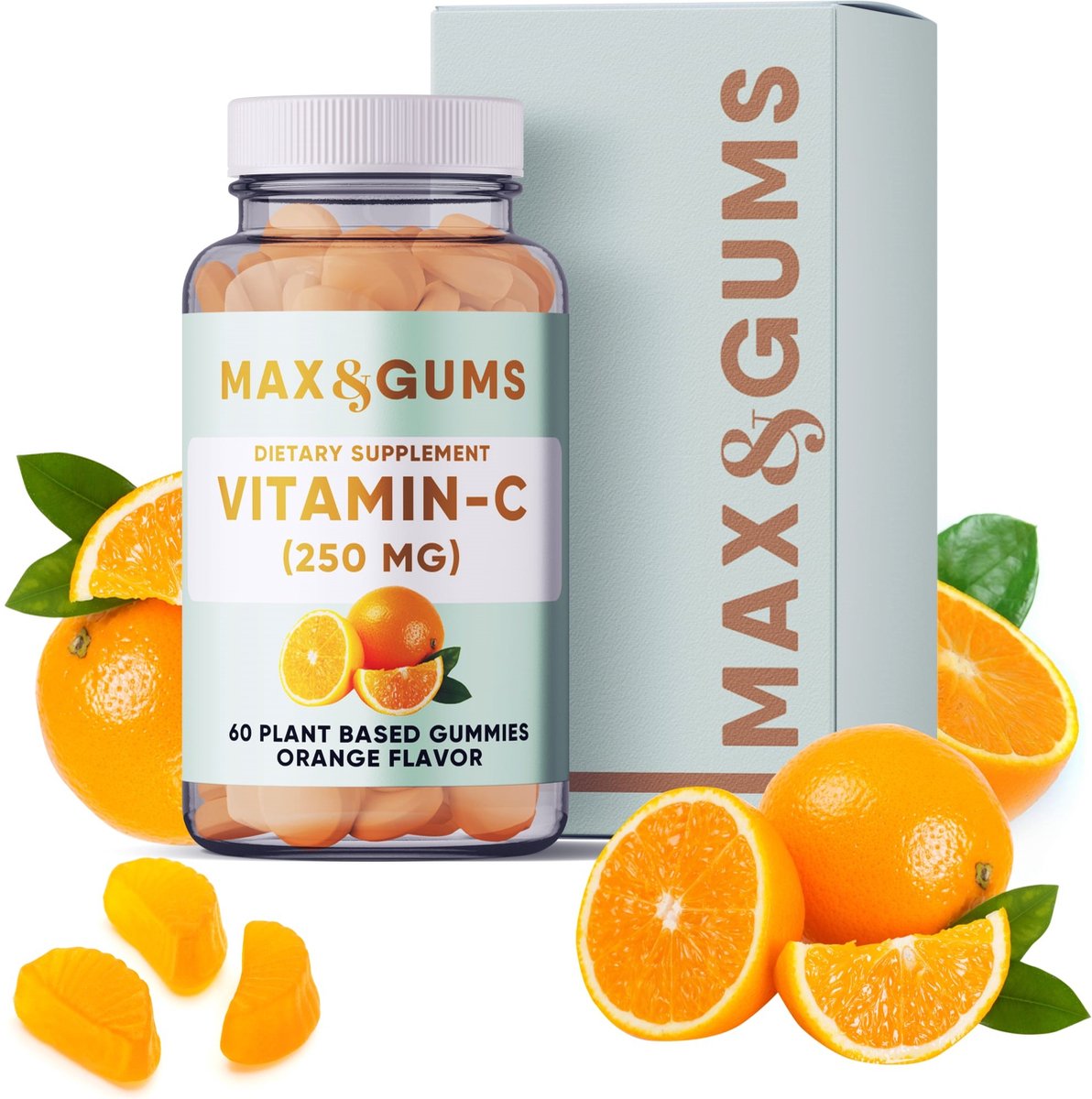 Max & Gums Vitamine C gummies - Vegan & glutenvrij - 60 gummies