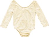 barboteuse en kanten blanc crème 74 - Cadeau Bébé - cadeau de maternité - outfit de fête bébé - barboteuse avec dentelle