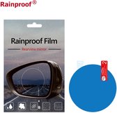 2 piece/package rain proof mirror sticker 95x95mm