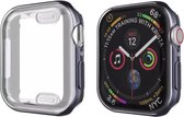 Apple Watch 44 mm Hoesje plus screen protector - iWatch full body case - 44 mm - Space Gray
