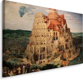 Schilderij - Pieter Bruegel, de Toren van Babel, reproductie, Premium Print