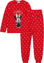 Rode, warme pyjama voor meisjes met stippen Minnie Mouse DISNEY / 11-12 jaar 152 cm