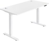WoonWerkInterieur - Bureau - Zit - Sta -  Bureau - Wit - Elektrisch Verstelbaar - 140x70x73-114cm