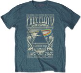 Pink Floyd - Carnegie Hall Poster Heren T-shirt - S - Blauw