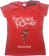 My Chemical Romance Dames Tshirt -L- The Black Parade Cover Rood