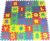 Puzzelmat - Vloerpuzzel - Alfabet en getallen - Speeltapijt Kinderen -