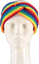Feest hoofdband | gekleurde hoofdband | rainbow kleuren | one size | Carnaval | Carnaval accessoires | Hoofdband | Feeskleding | Apollo