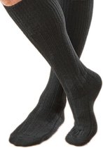 Socke © - Dames - Heren Warme Thermo Kniekousen "Zwart" - 39/42 - 2 Paar