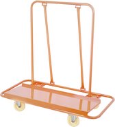 Gipsplatenwagen Dolly - 3000LBS - Voor het hanteren van wandpanelen Gipsplaten Rock Slab Panel Service - Winkelwagen - Zwaar uitgevoerde zwenkwielen