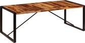 Decoways - Eettafel 220x100x75 cm massief sheeshamhout