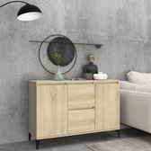 Decoways - Dressoir 104x35x70 cm spaanplaat sonoma eikenkleurig