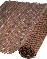 Decoways - Nature Tuinscherm 1,5x3 m 10 mm dik wilgen