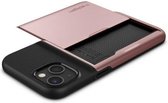 Spigen Slim Armor CS iPhone 13 Pro TPU Backcover hoesje - Rose Gold