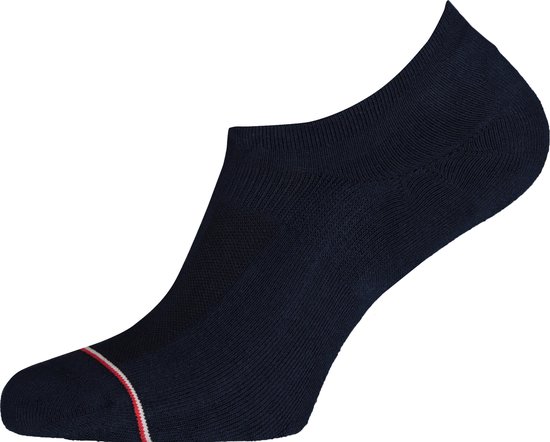 Tommy Hilfiger Iconic Sports Socks (2-pack) - heren sneakersokken katoen - onzichtbaar - donkerblauw - Maat: 39-42