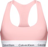 Calvin Klein dames Modern Cotton bralette top - ongevoerd - licht roze - Maat: XL