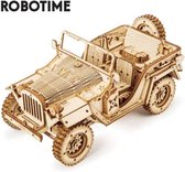 Robotime Leger jeep - Rokr - Houten puzzel - 3D puzzel - DIY