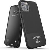 Superdry - Moulded Case Canvas iPhone 12 Pro Max - Zwart