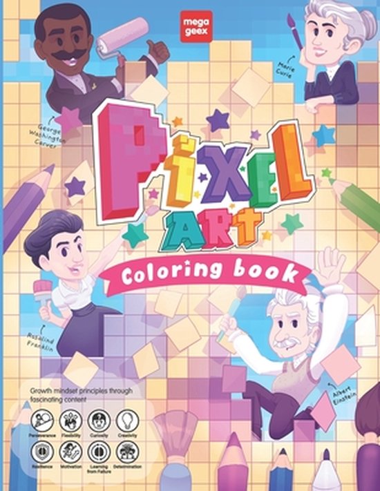 MegaGeex Pixel Coloring Book - cover