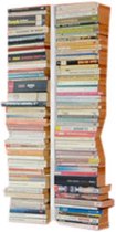 Booksbaum dubbel boekenwandrek - wit - Hoogte 90 cm