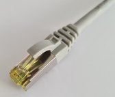 PP-6A100 CAT 6A S-FTP, 100% koper, AWG 26/7, Grijs 10 M Patch kabel