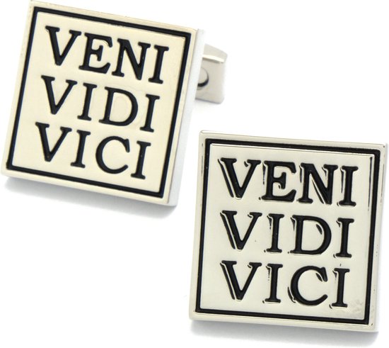 Boutons de manchette - Veni Vidi Vici I Saw I Came I Conquered