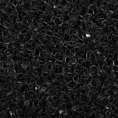Filterschuim 100x50x5 cm - Filtermateriaal -  grof zwart