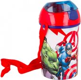 Marvel Avengers drinkfles / drinkbeker - 450 ml - 15 cm hoog