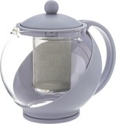 Theepot - Theekan - 1.25L - Filter - blauw/grijs